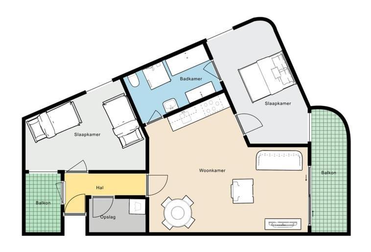 Stijlvol Appartement Op Strand มัคคุม ภายนอก รูปภาพ